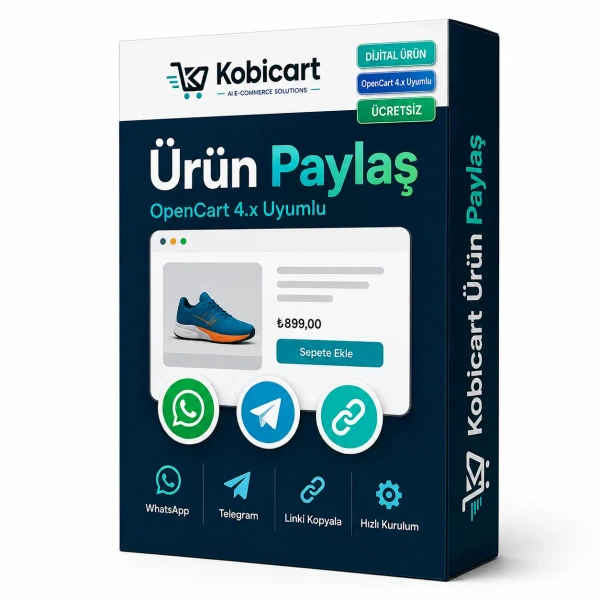 Kobicart Ürün Paylaş (Ücretsiz)