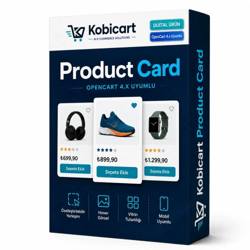 Kobicart Ürün Kartı Stüdyosu