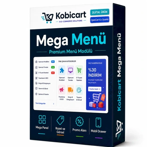 Kobicart Mega Menü
