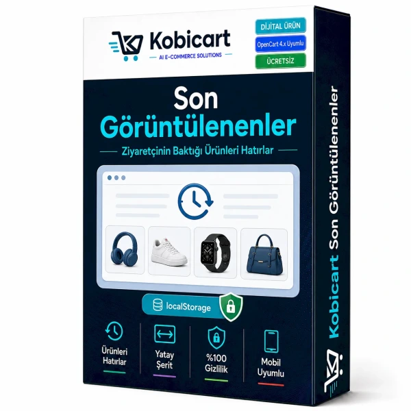 Kobicart Son Görüntülenenler (Ücretsiz)