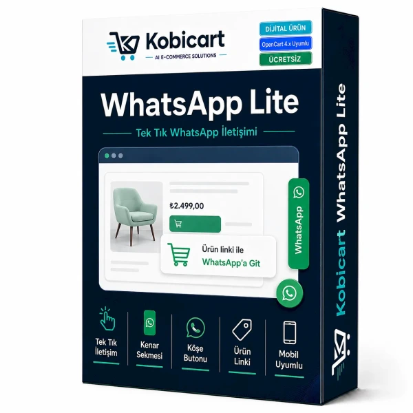 Kobicart WhatsApp Lite (Ücretsiz)