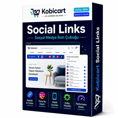 Kobicart Sosyal Medya Linkleri