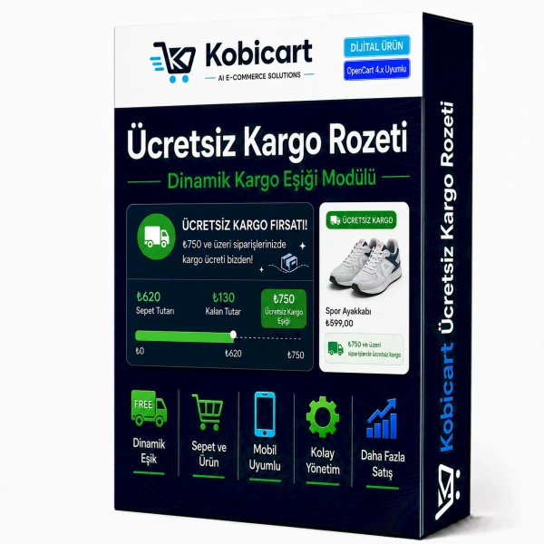 Kobicart Ücretsiz Kargo Rozeti