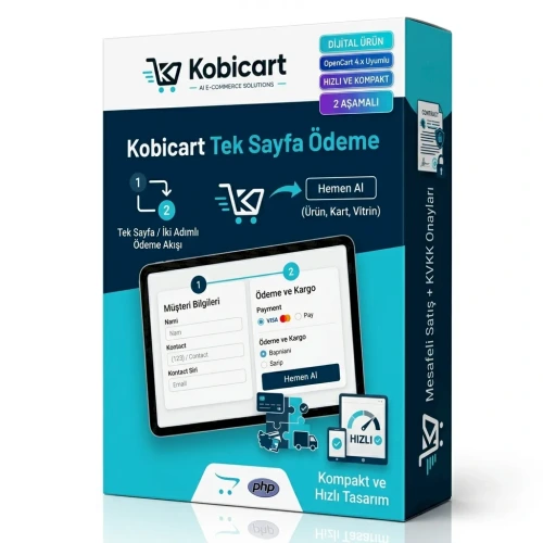 Kobicart Tek Sayfa Ödeme (OPC)