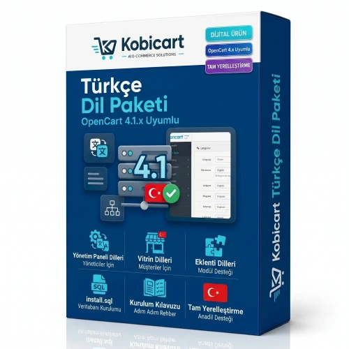 Kobicart Türkçe Dil Paketi (Ücretsiz)