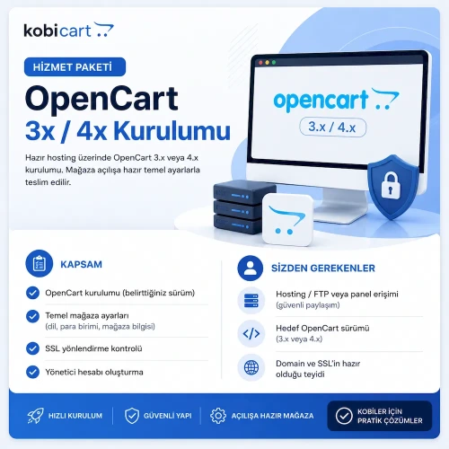 OpenCart Kurulum