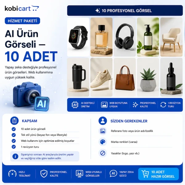 AI Ürün Görseli — 10 Adet