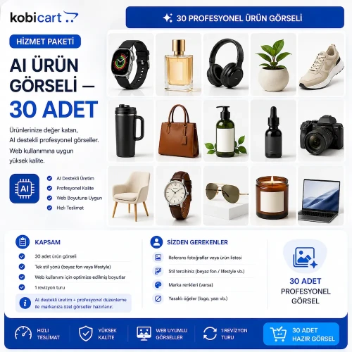 AI Ürün Görseli — 30 Adet