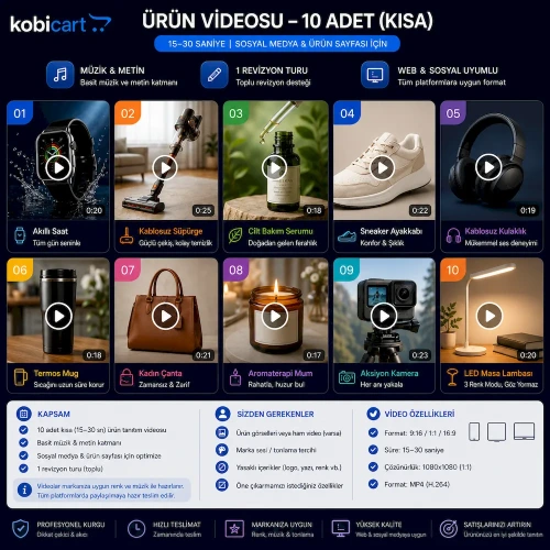 Ürün Videosu — 10 Adet