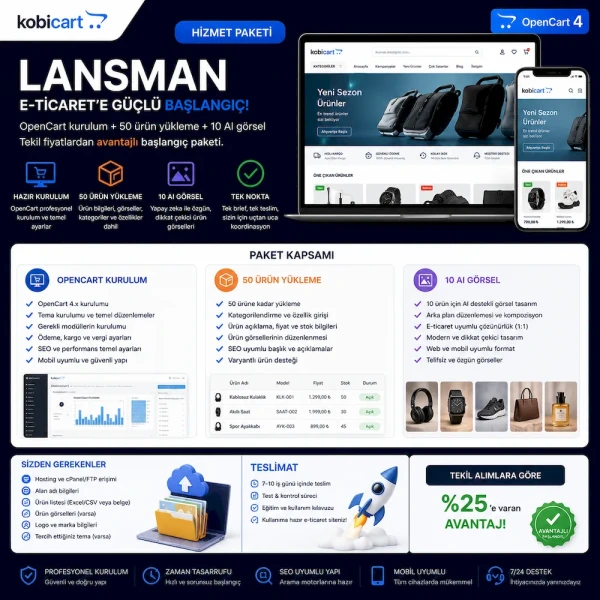 Hizmet Paketi: Lansman